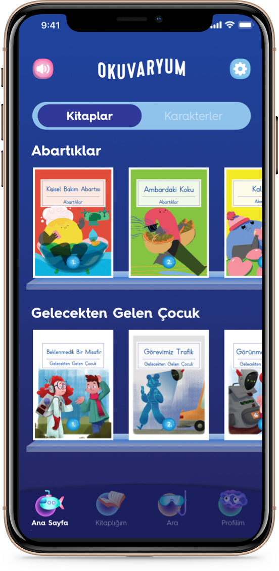 Okuvaryum Dijital çocuk hikayeleri - Mobil app